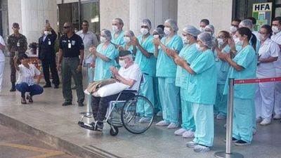 Militar de 99 años se cura del coronavirus en Brasil