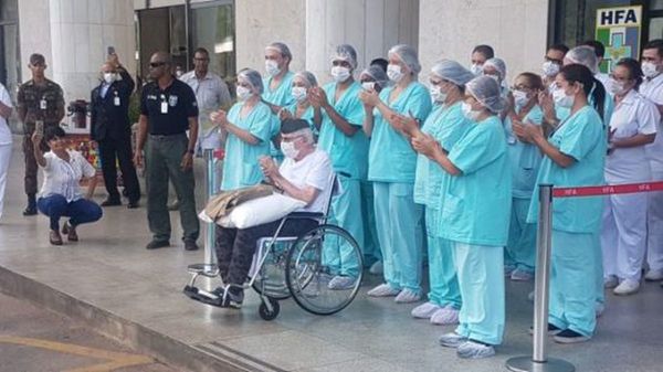 Militar de 99 años se cura del coronavirus en Brasil