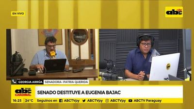 Senadora Eugenia Bajac pierde su investidura - ABC Noticias - ABC Color