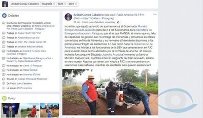 Gobernador de Amambay a funcionarios de la SEN: Yo soy el que manda acá