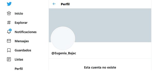 Bajac eliminó su cuenta en Twitter tras ser expulsada del Senado - Nacionales - ABC Color