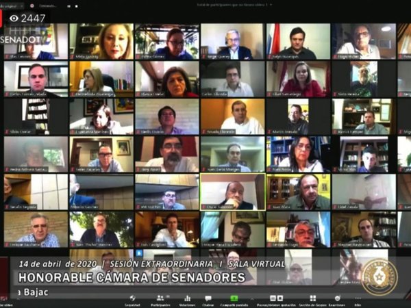 Hartazgo ciudadano se reflejó en histórica sesión virtual de Senado
