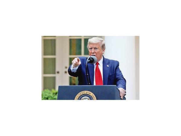 Trump ordena suspender los fondos de EEUU para la OMS