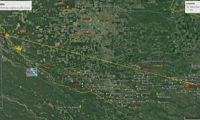 El Pilcomayo ya tiene más de 500 km de recorrido y se dirige hacia el río Paraguay