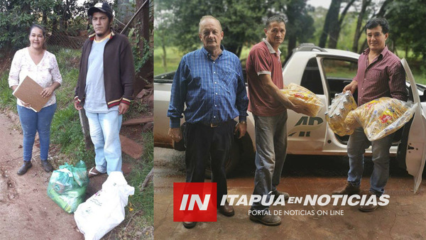 ENTREGARON 1300 KITS DE VÍVERES EN CAPITÁN MIRANDA.
