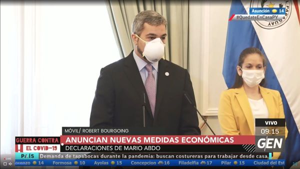 Abdo anuncia que el apoyo económico llegará a todo el país