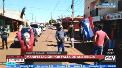 HOY / Pobladores de Presidente Franco se manifiestan por la falta de asistencia del Estado