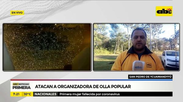 Atacan a organizadora de olla popular - ABC Noticias - ABC Color