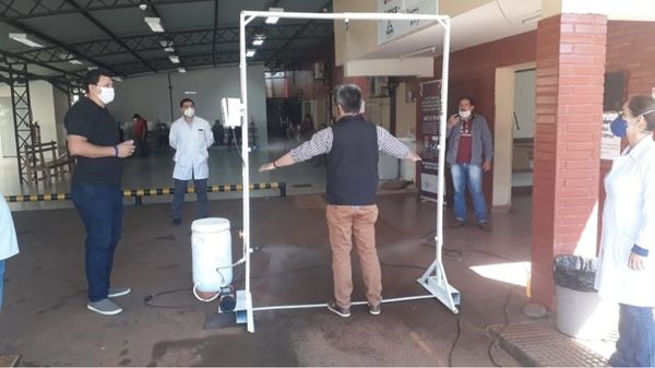 Ingenieros donan máquinas de desinfección al Hospital de CDE y Minga Guazú
