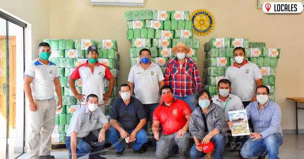 Cooperativa La Paz realizó la entrega de 5000 kg de harina al Consejo de Desarrollo de Itapúa
