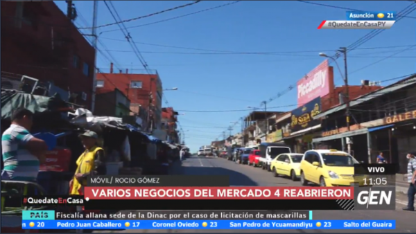 HOY / Mercado N°4: Reabrieron negocios ante la necesidad a pesar de la restricción sanitaria