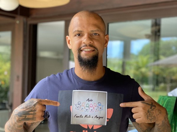 Gran gesto de Felipe Melo en la lucha contra COVID-19