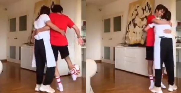 Joven promesa del Barcelona le hace caños hasta a su mamá