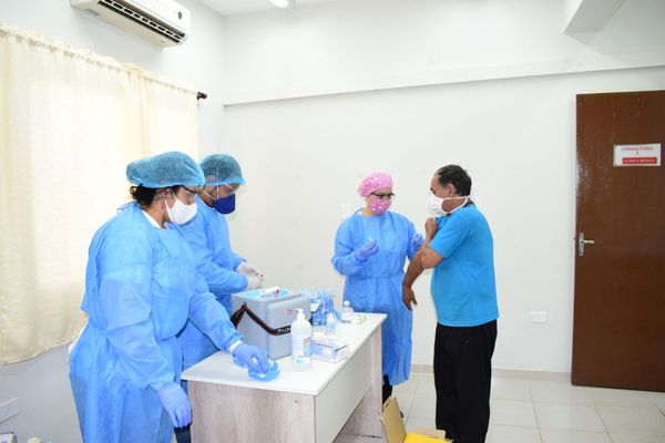 Vacuna antigripal llegó a 200 adultos mayores de San Lorenzo