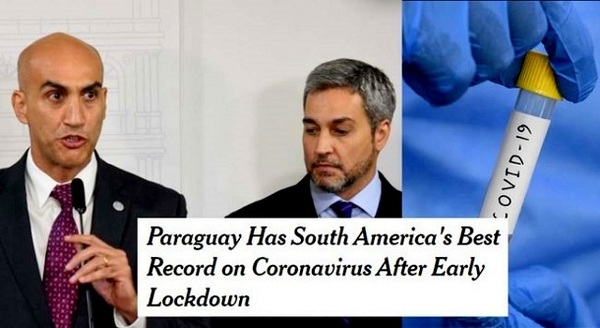 Periodico de Estados Unidos destaca a Paraguay en el control del Coronavirus