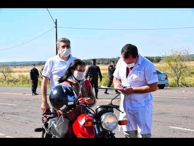 ENTREGA DE INSUMOS A LAS BARRERAS SANITARIAS POR PARTE DE LA GOBERNACIÓN DE ITAPÚA