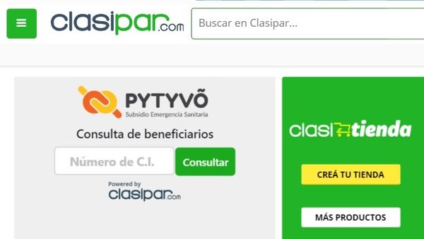 Pytyvõ: Facilitan herramienta para saber si uno es adjudicado | Noticias Paraguay