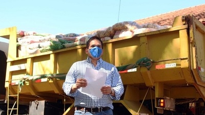 Horacio Cartes donó 6.000 kilos de alimentos a la Gobernación de Paraguarí