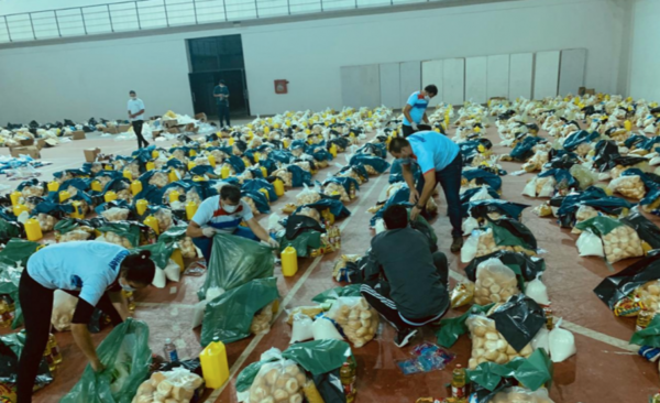 HOY / Esperanza Deportiva continúa con la distribución de kits de alimentos y limpieza