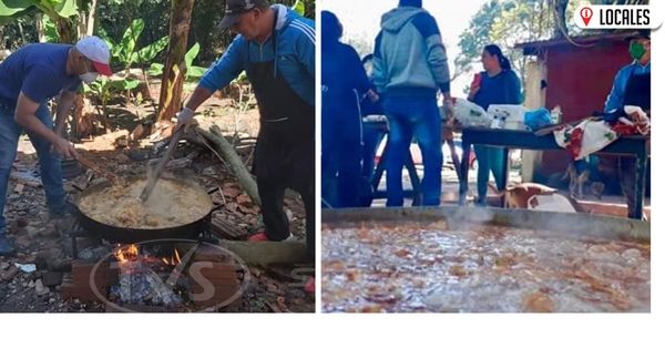 Grupo JPI Jóvenes por Itapúa realizaron la “olla popular” para asistir a más de 210 personas