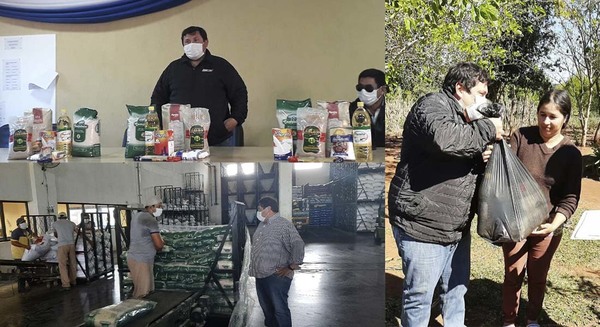 ALTO VERÁ: MUNICIPALIDAD ENTREGA KITS DE VÍVERES A FAMILIAS VULNERABLES.