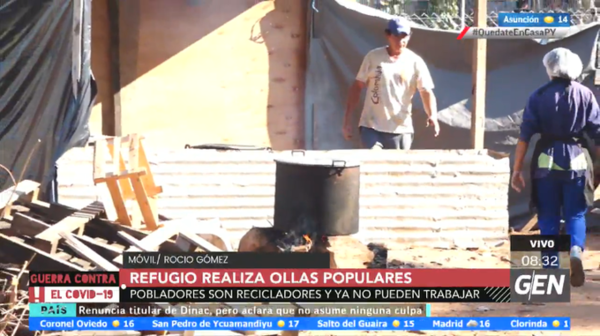 HOY / Realizan ollas populares en Refugio de Copaco