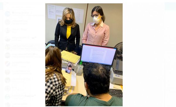 Jueza de Luque realizó 42 audiencias en cuatro días
