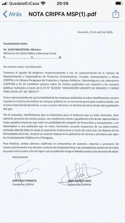 COVID-19: Adjudicación poco transparente a empresas con dudosos antecedentes