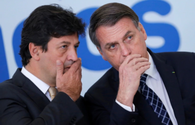 Jair Bolsonaro destituye a ministro de salud en medio de crisis por la pandemia del covid19
