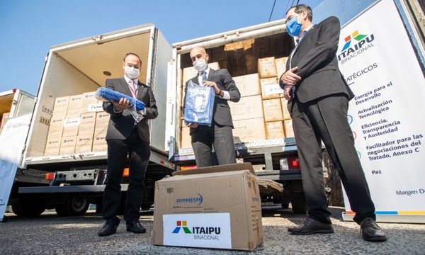 Entregan a Salud segunda partida de insumos de protección biológica adquiridos por Itaipú