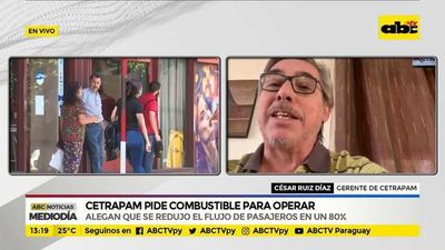 Cetrapam pide combustible para operar - ABC Noticias - ABC Color