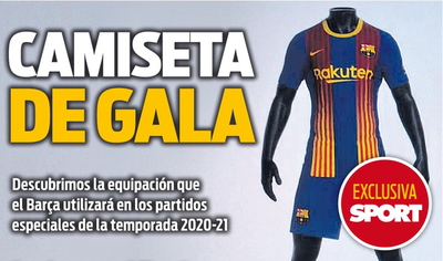 El diario Sport filtra la que sería la nueva camiseta del Barcelona