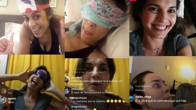 HOY / Creatividad y humor en pijamas: Actrices "encienden" las noches de cuarentena en Instagram