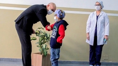 Niño trasplantado del corazón recibió hoy alta médica y vuelve a su hogar