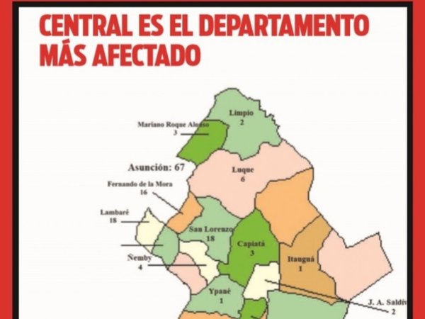 Récord de 25 nuevos casos en un día y el total roza los 200