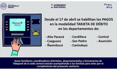 Inician pagos de programa Tekoporã