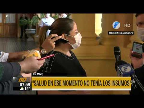Patricia Samudio: “No hay monto elevado”