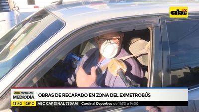 Obras de recapado en zona del exmetrobús - ABC Noticias - ABC Color