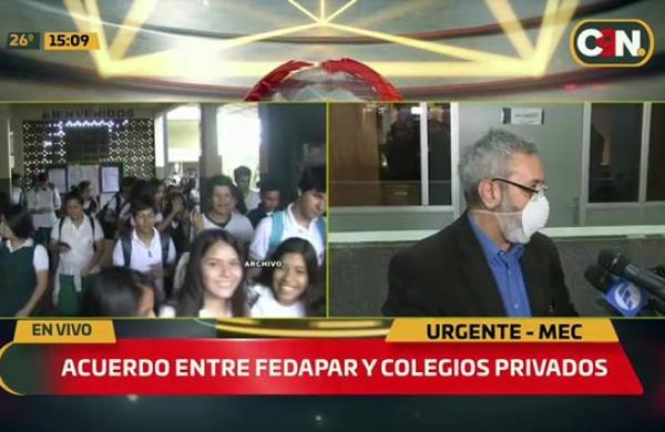 Acuerdo entre FEDAPAR y colegios privados - C9N