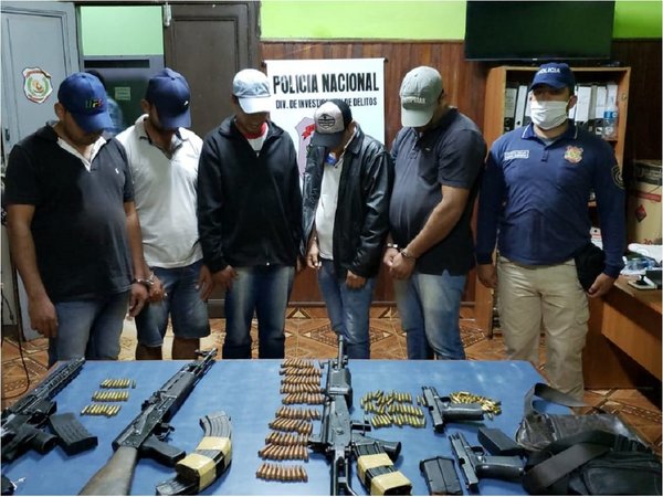Caso Samura: Capturan a presuntos rescatistas con fusiles y pistolas