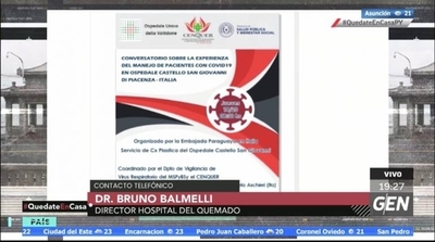 HOY / La Embajada Paraguaya en Italia organizó un conversatorio sobre la experiencia del manejo de pacientes con Covid-19