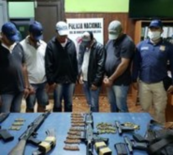 Caso Samura: Detienen a 5 presuntos sicarios con fusiles y pistola - Paraguay.com