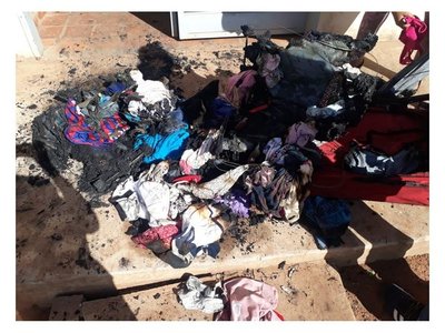 Quemó la casa porque llegó y no encontró a su ex