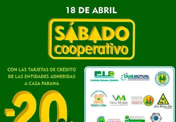 HOY / Dania Ávalos de Marketing de Casa Paraná, sobre las promociones y descuentos con tarjetas de las entidades adheridas al Sábado Cooperativo