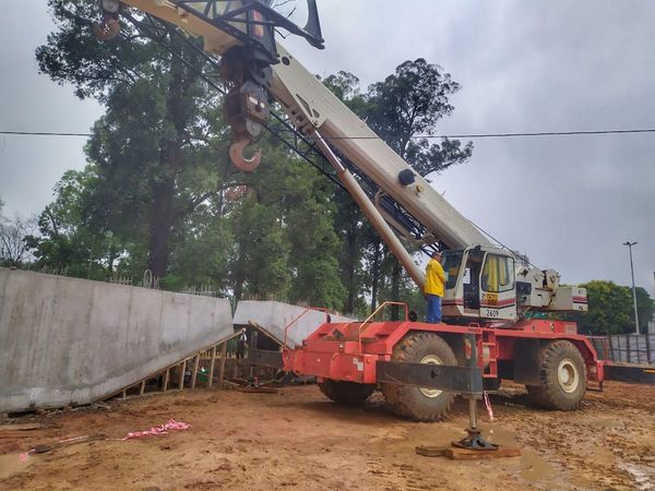 Reinician obras en zona del Jardín Botánico