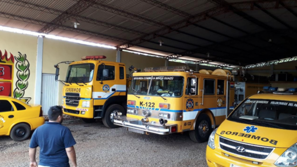 HOY / Bomberos de Mingua Guasú dejarán de operar por falta de recursos