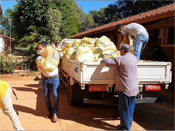 1.500 kits de víveres a familias humildes de Horqueta