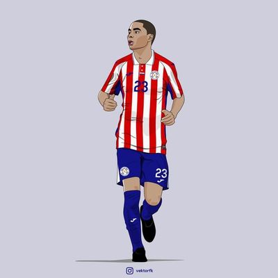 El diseño de fantasía de una posible albirroja - Fútbol - ABC Color