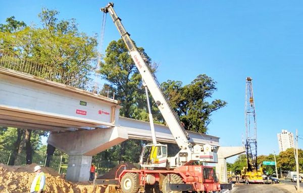 Un viaducto del Botánico ya toma forma - Economía - ABC Color