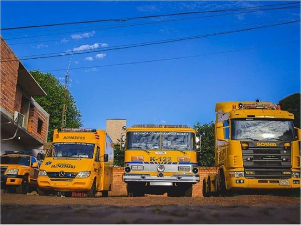 Covid-19: Bomberos de Minga Guazú dejan de operar por falta de recursos